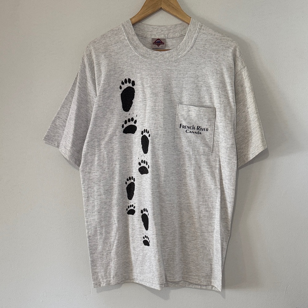 Vintage Bear Print Outdoor Tradition T-Shirt / Medium / 90s